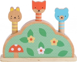 Lesena izstrelitvena igrača Petit Collage Petit Friends