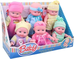 Dojenček v škatli, 6 barv