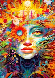 Sestavljanka Drzna muza 1000 koščkov