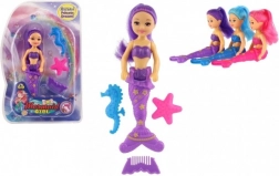 Lutka morska deklica z dodatki 15 cm