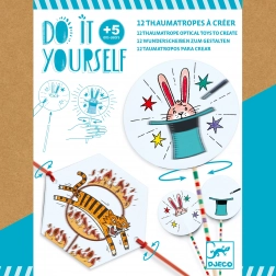 DJeco DIY thaumatrop Cirkus