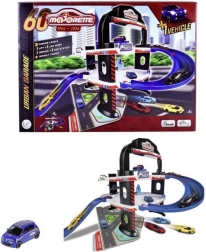 Majorette mestna garaža ob 60. obletnici, 3-nivojski parkirni kompleks z avtom Renault 1:64