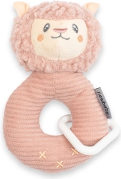 Plišasta ropotuljica New Baby Lama 15 cm