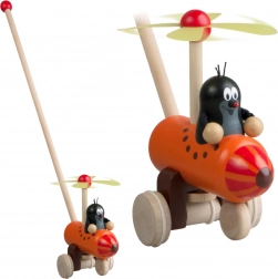 Detoa Rolarka Krtek Lesena Igrača