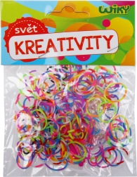 Čarobne črtaste pletene elastike, mix barv