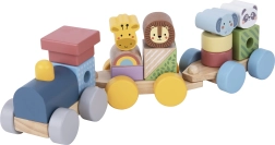 Lesen vlakec z živalicami TOOKY TOY – montessori sestavljanka