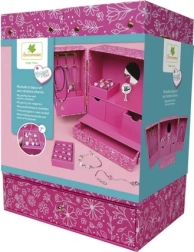 Otroška škatlica za nakit z nakitom in organizatorjem