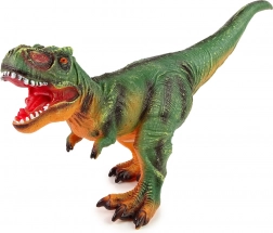Velika figura dinozavra T‑Rex zeleno‑oranžna z zvokom 60 cm