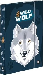 Škatla za zvezke A5 z motivom volka