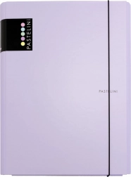 3-krilne laminirane mapne deske z elastiko Pastelini – Vijolična