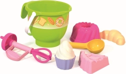 Androni set za pesek peka s ročnim mešalnikom, 6 delov