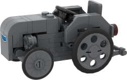 Konstruktor BRIXIES Plus MASSEY FERGUSON TEA 20 Mini – zgodovinski traktor (69 delov)