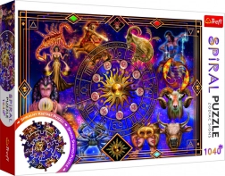 Spiralne puzzle Znamenja zodiaka 1040 kosov TREFL