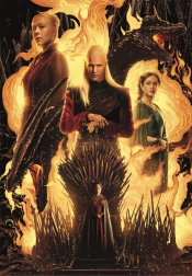 CLEMENTONI Sestavljanka Igra prestolov: Zmajeva hiša 500 koščkov