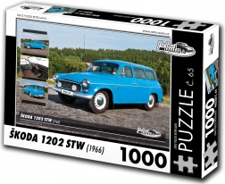 Sestavljanka RETRO-AVTOMOBILI Škoda 1202 STW 1000 koščkov