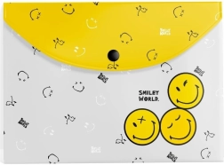 Plastic A4 Button Wallet – SMILEY WORLD design