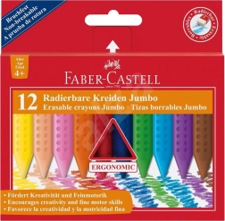 Plastični voščenke Faber-Castell Colour Grip Jumbo 12 kosov