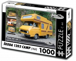 Sestavljanka RETRO-AUTA ŠKODA 1203 Camp (1969) – 1000 koščkov