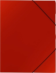 Plastična mapa z elastiko A4, rdeča