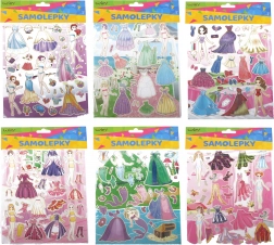 Nalepke z dekliškimi motivi – mešane različice