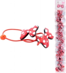 Elastike za lase z mašnico – set 2 kos