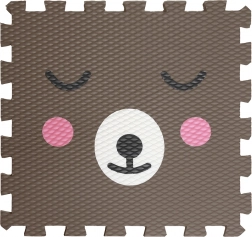 Talna obloga Minideckfloor Méďa temno rjava