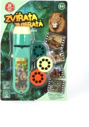 Svetilka in projektor živali za otroke