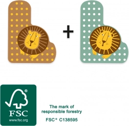 majhen stopalo Leseno črka L za otroke