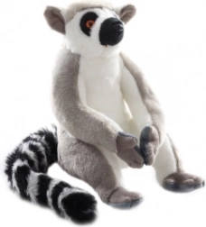 plišasti lemur s pritrditvijo na ježka 21 cm, okolju prijazen