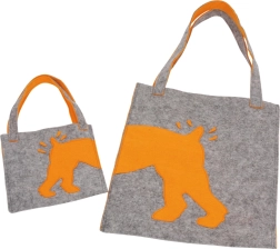 Small Foot filcaste torbe Struppi – komplet 2 kosov