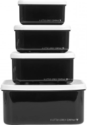 Set štirih škatlic za malico A Little Lovely Company – Vesolje