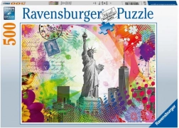 Razglednica iz New Yorka – sestavljanka 500 koščkov Ravensburger