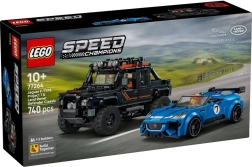 LEGO Speed Champions Jaguar Project 7 in Land Rover Defender