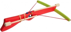 Leseni samostrel – rdeča igrača za otroke