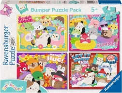 Puzzle Ravensburger Squishmallows 4x100 kosov