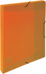 Škatla z elastiko A5 Opaline oranžna