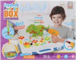 Vijačna sestavljanka z vrtalnikom in kovčkom, 188 delov