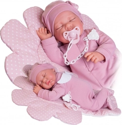 Realistična lutka dojenček Luna z mehkimi telesom 42 cm