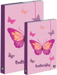 Komplet škatel za zvezke A4 in A5 z motivom metulja