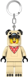 Lego obesek za ključe mops – minifigurica
