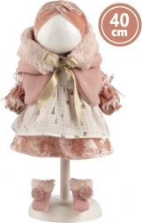 Oblačilo za punčko 40 cm – eleganten rožnat komplet Llorens Lucia