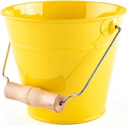 Woody rumeni kovinski vedro za vrt