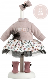 obleka za punčko 35 cm z dodatki Llorens