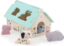 Vilac lesena vstavljanka hišica za živali