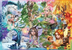 Bluebird sestavljanka obdobja vil 1000 kosov