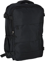 Black travel carry-on backpack 45 × 30 cm