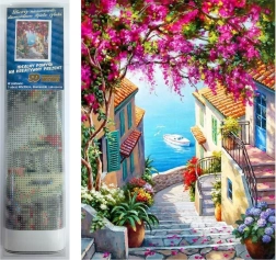 Diamantno slikanje Stopnice nad morjem 30 × 40 cm