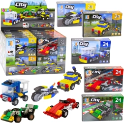 Kreativni set za sestavljanje City vozila 2v1