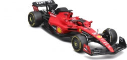 kovinski model BBurago 1:24 Ferrari SF-23 Charles Leclerc v zaščitnem ohišju