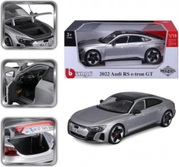 Kovinski model BBURAGO 1:18 AUDI RS e-tron GT – srebrn
